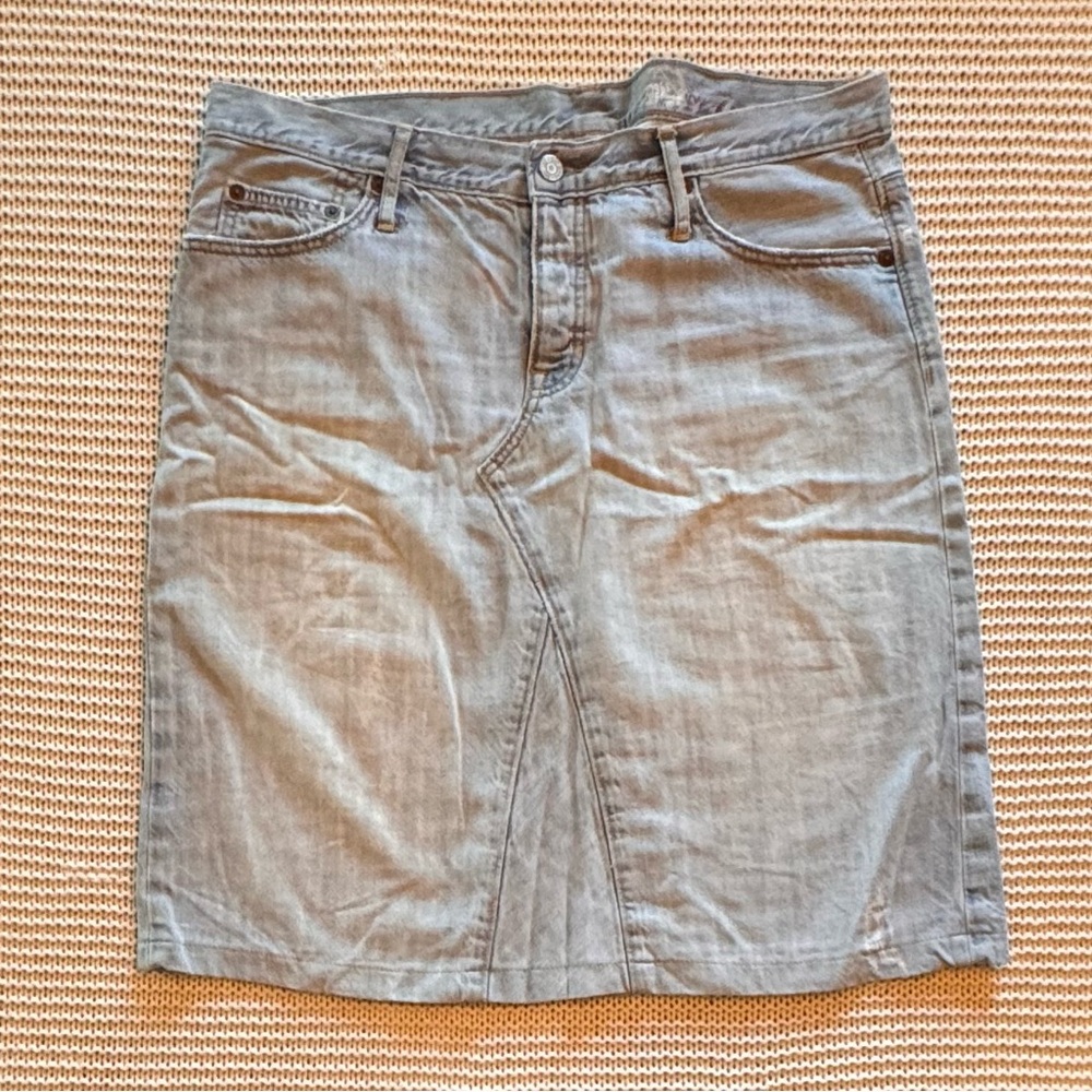GAP Light Blue Denim Pencil Skirt